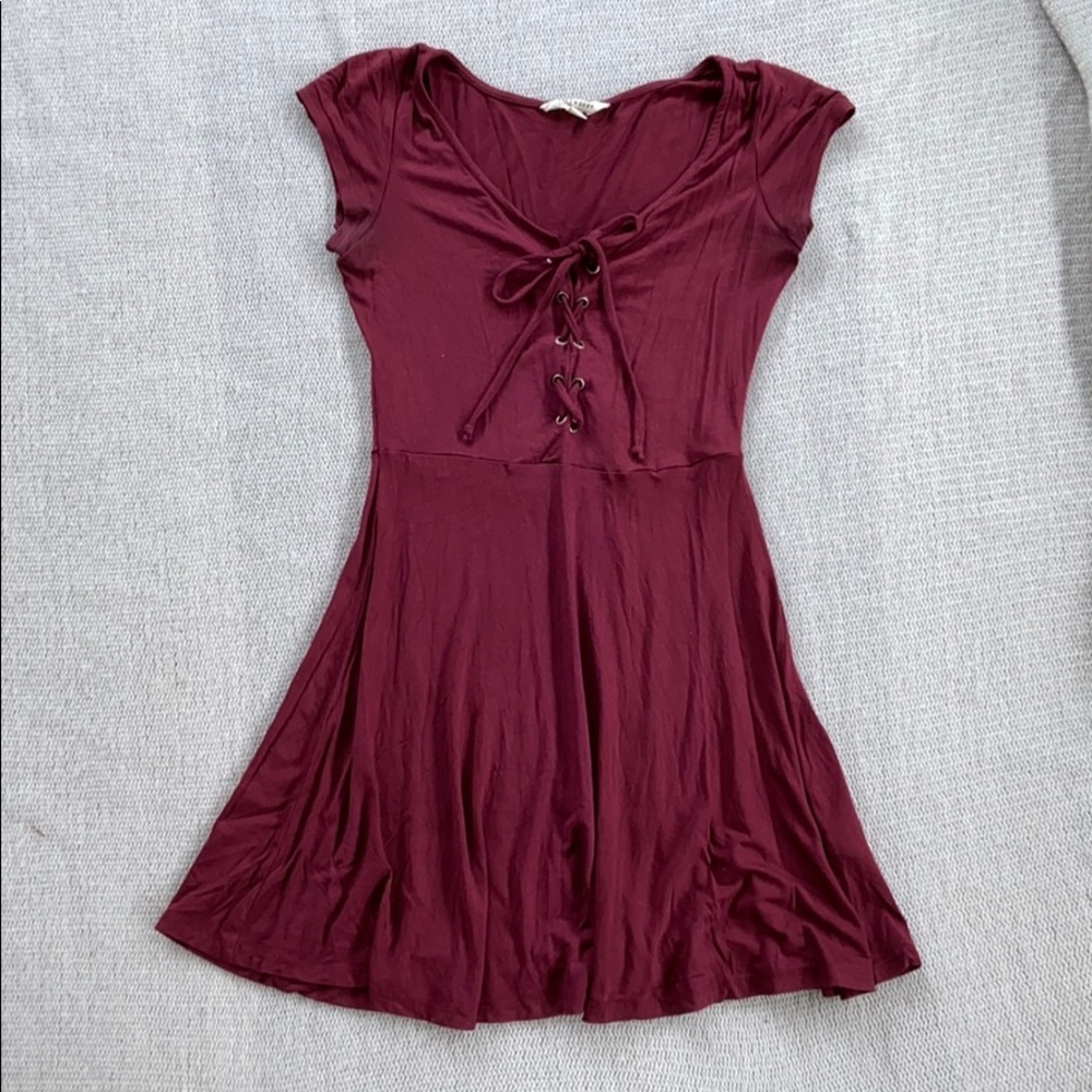 Burgundy Dress